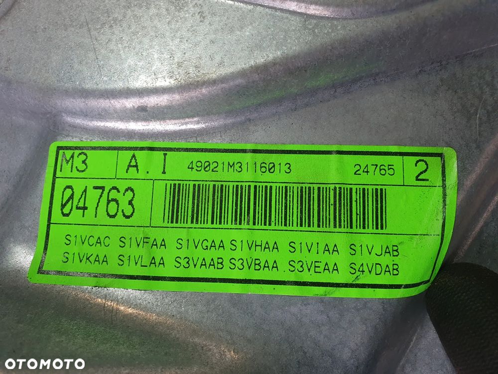 MECHANIZM PODNOŚNIK SZYBY LEWY PRZÓD SEAT TOLEDO II 1M0837755 EUROPA - 2