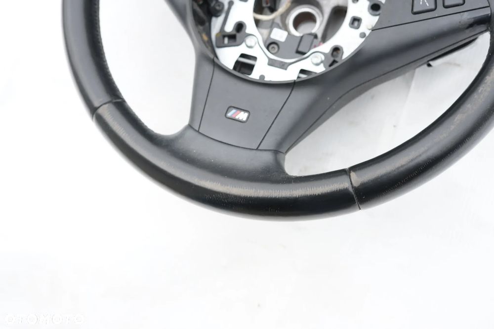 Kierownica skórzana multi BMW seria 5 E60 Łopatki Mpakiet - 4