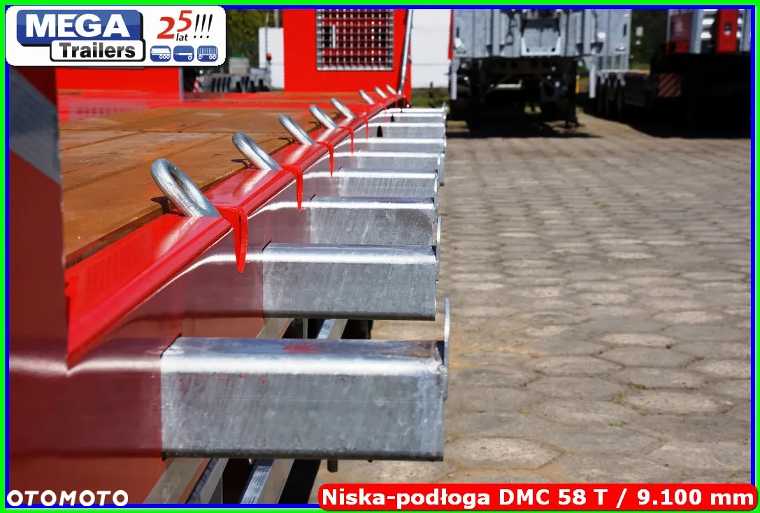Mega Niskopodwozie 3 osie, 58 T DMC, dł. 910 cm, oś skrętna !!! - 30