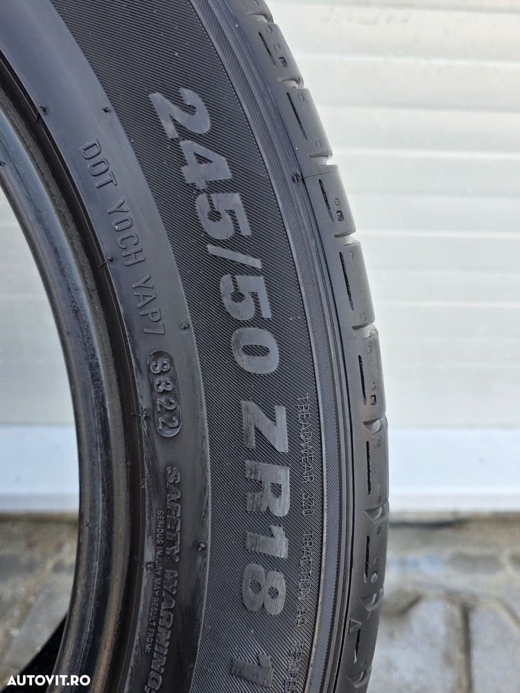 Set 2Anvelope vara kumho 245/50 18,Dot3322 - 3