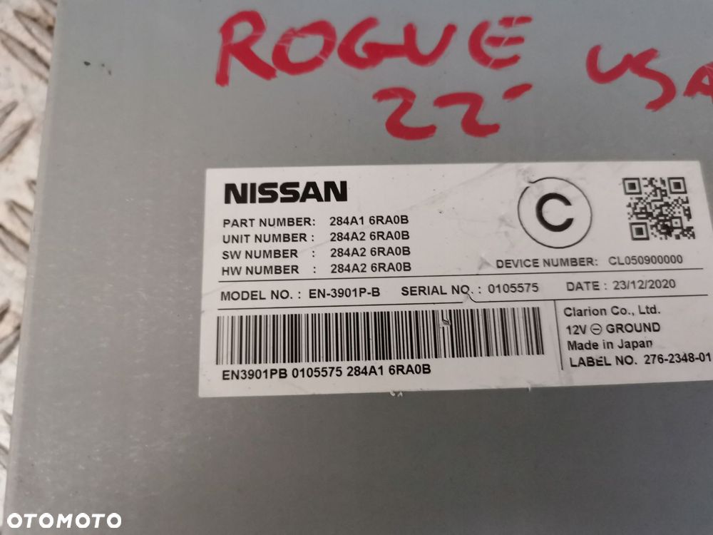 NISSAN ROGUE X-TRAIL T33 2021 MODUL STEROWNIK KAMER 284A1-6RA0B - 2