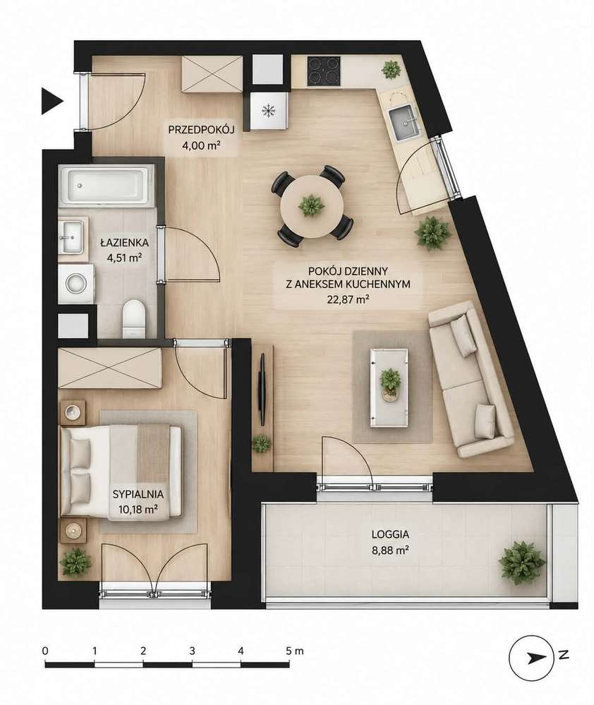 NOWE 2-POKOJOWE MIESZKANIE| ŚRÓDMIEŚCIE | UL.HASA 10A | TARAS| KLIMA
