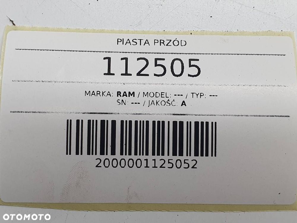 PIASTA PRZÓD ŁOŻYSKO KOŁA RAM 1500 2019 2020 V ORYGINAŁ - 7