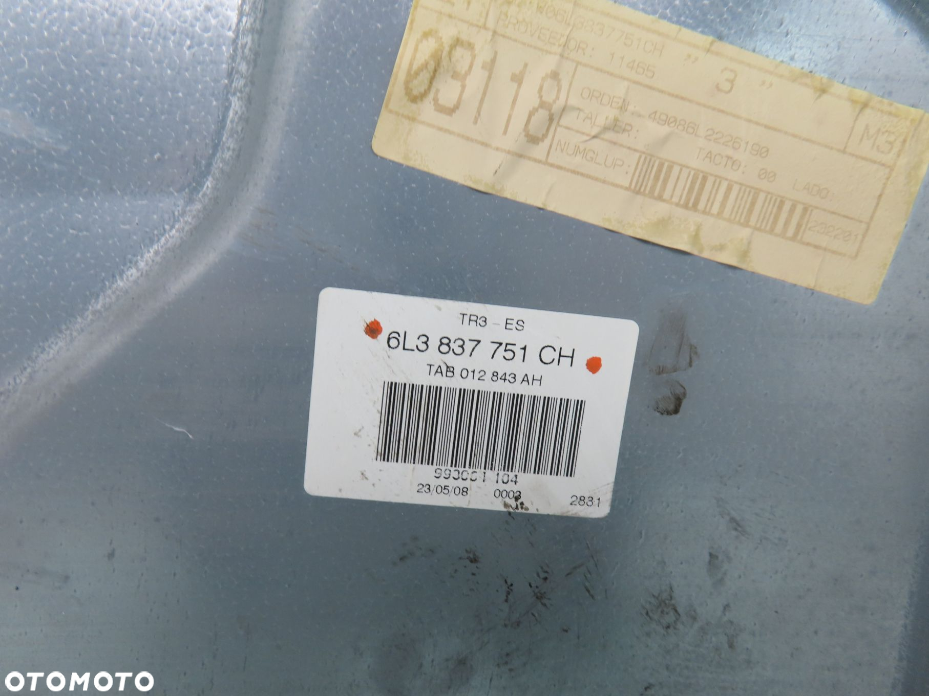 PODNOŚNIK SZYBY LEWY PRZEDNI 3D SEAT IBIZA III 6L3837751CH 6L2959802 - 12