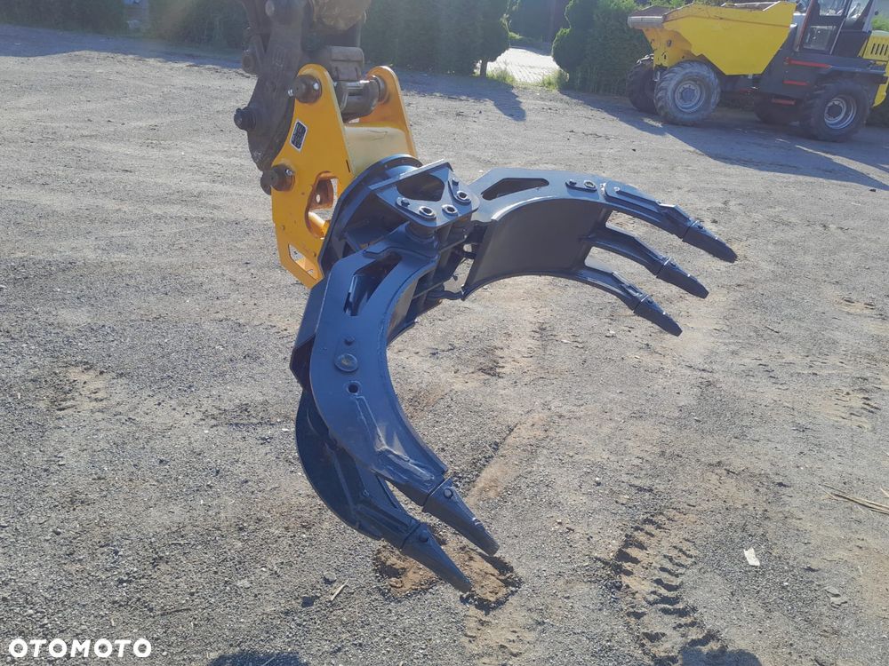 Chwytak hydrauliczny obrotowy sortujący wyburzeniowy kleszcze pięciopalczaste waga, 300kg NOWE!!! - 4