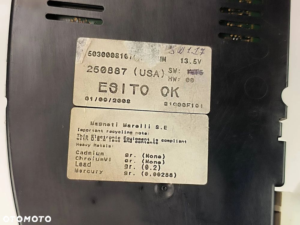 Licznik zegar 250887 (USA) Maserati Quattroporte V lift 2009 - 6