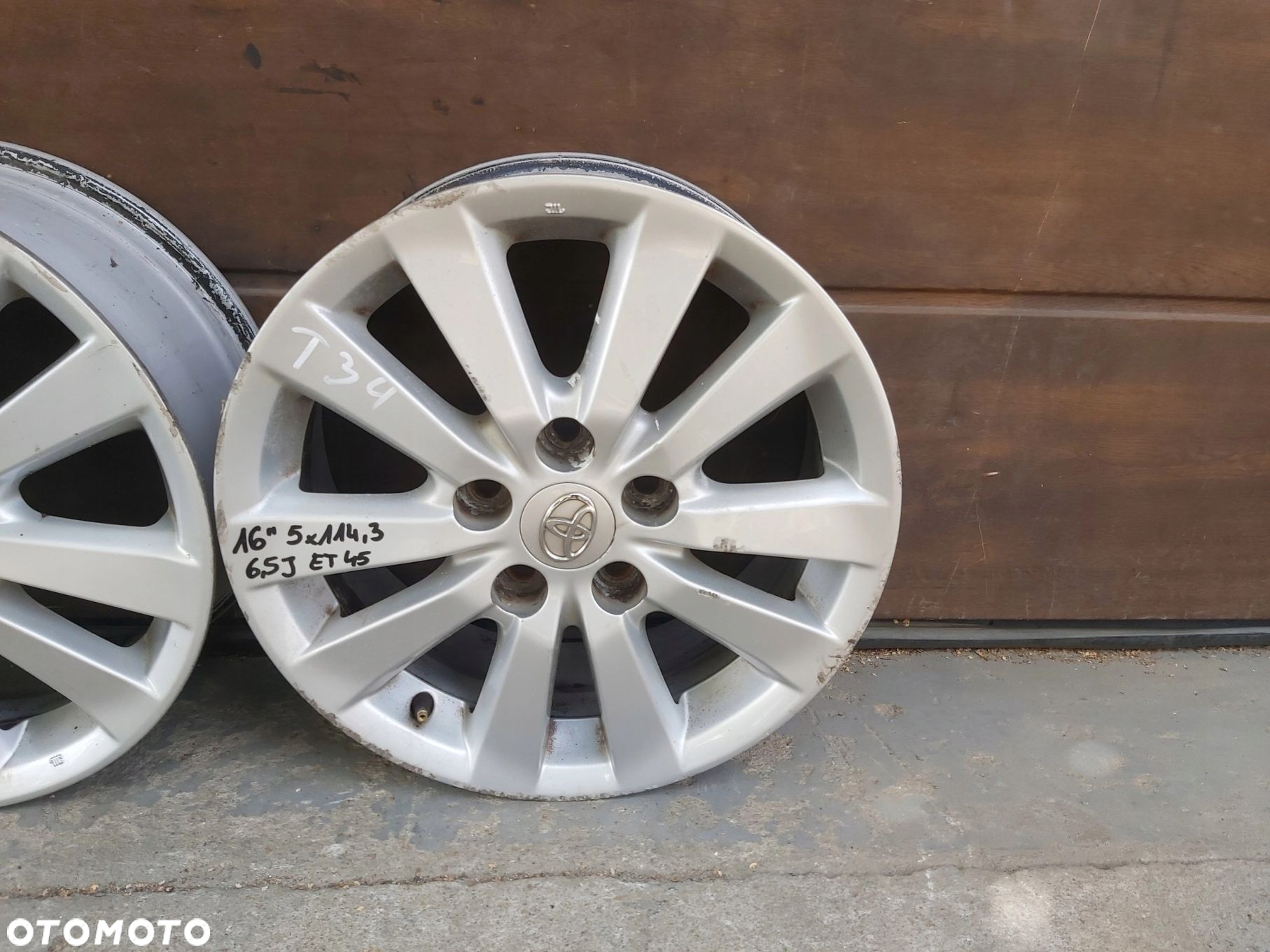 Toyota Auris I II Alufelgi 16 5x114,3 et45 6,5J Corolla Verso - 5