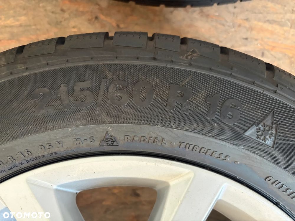 Felgi aluminiowe opony zimowe VW PASSAT B8 215/60 R16 6.5Jx16 ET41 - 5