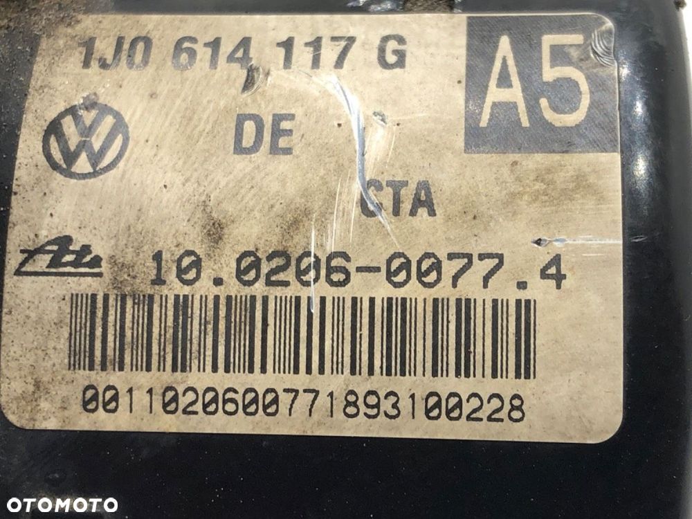 POMPA ABS - 86.00 PLN - VW GOLF IV (1J1) 1997 - 2008 1.9 TDI 74 kW [101 KM] olej napędowy 2000 - - 6