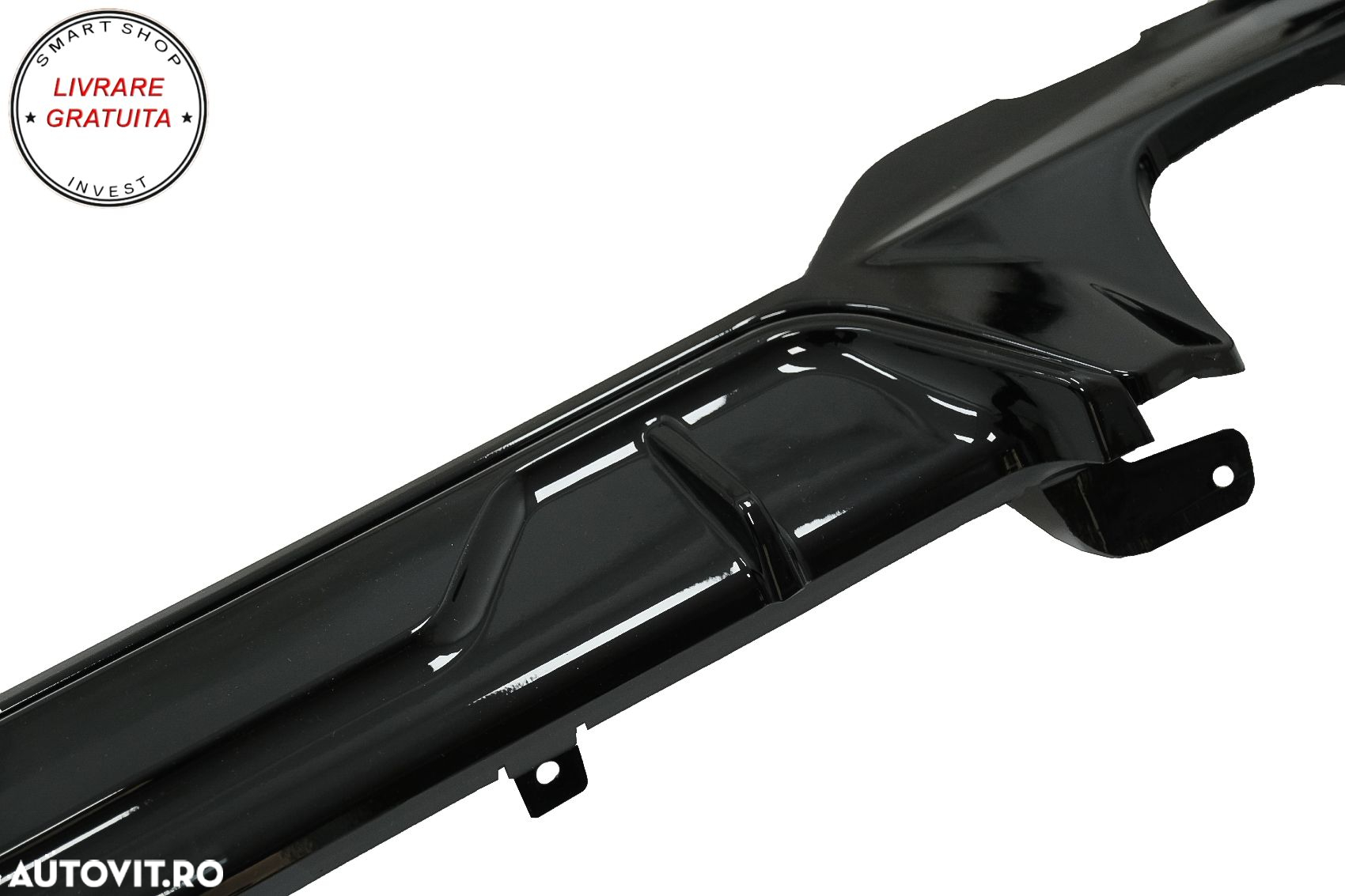 Difuzor Bara Spate Evacuare Dubla si Tobe Ornament Crom BMW 3 Series G20 G28 Sedan- livrare gratuita - 9
