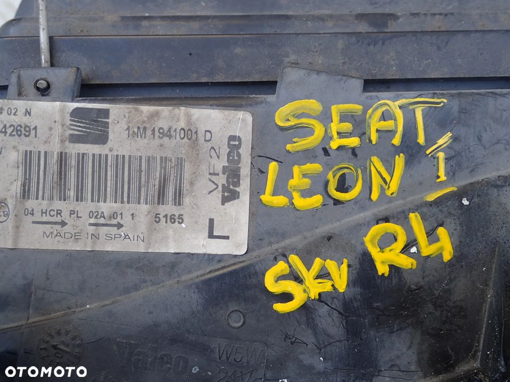 LAMPA LEWY PRZÓD SEAT LEON I TOLEDO II 1M1941001D - 6