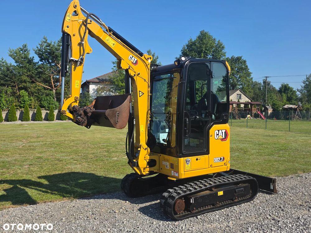 Caterpillar CAT 302.7 CR mini koparka szybkozłącze 3 łyżki piękna serwisowana 1 wł JCB sprowadzona w oryginale - 24