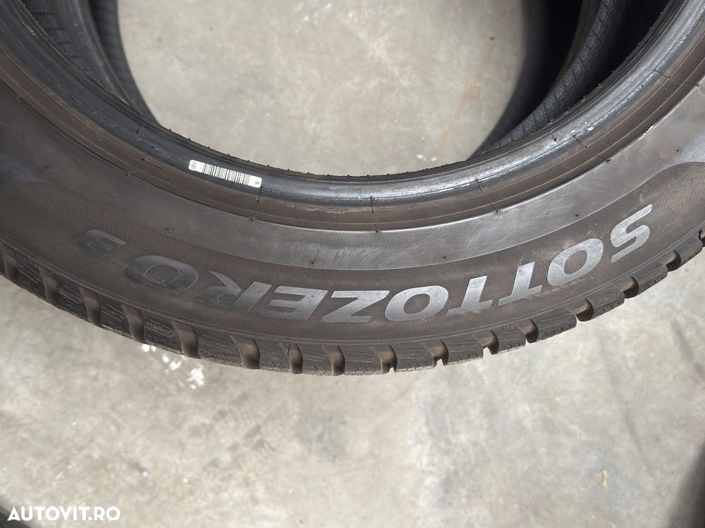 Vând 4 anvelope 225/55/18 Pirelli de iarnă ca noi - 8