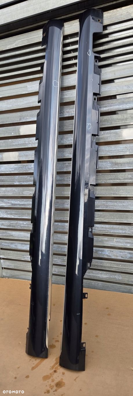 AUDI A8 D4 LIFT LONG LX5R NAKŁADKA PROGOWA PRÓG PRAWA PRAWY 4H4853856B - 2