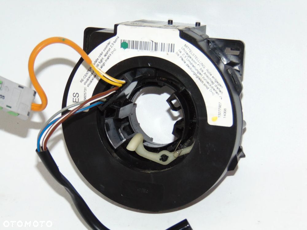 ORYGINAŁ taśma zwijak czujnik kąta skrętu 13277927 Opel Meriva I A FL lift 05-10r - 7