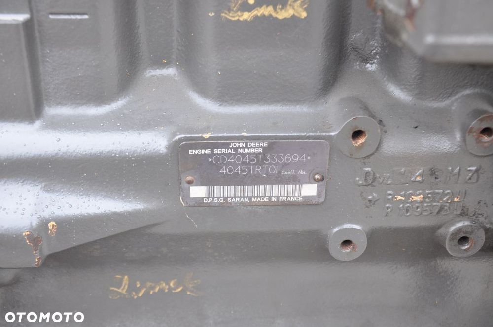 SILNIK JOHN DEERE NR 4045TRT0I RENAULT ARES 550 - 5