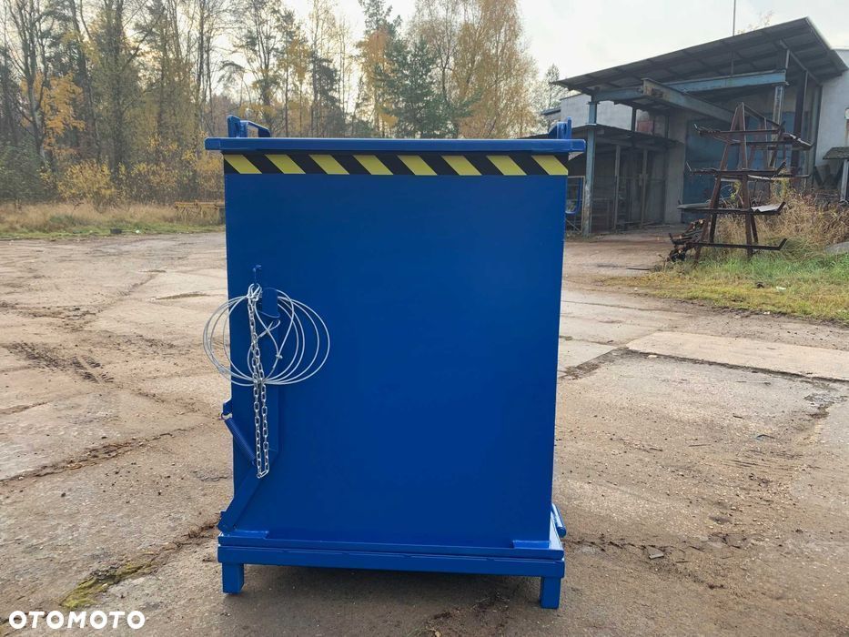 Kontener Metalowy Z Otwieranym Dnem PMDC 1700 L POJEMNIK - 2