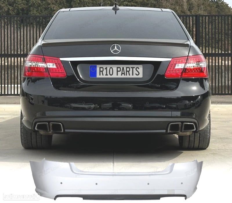 PARA-CHOQUES TRASEIRO MERCEDES CLASE E W212 09-13 LOOK AMG - 1