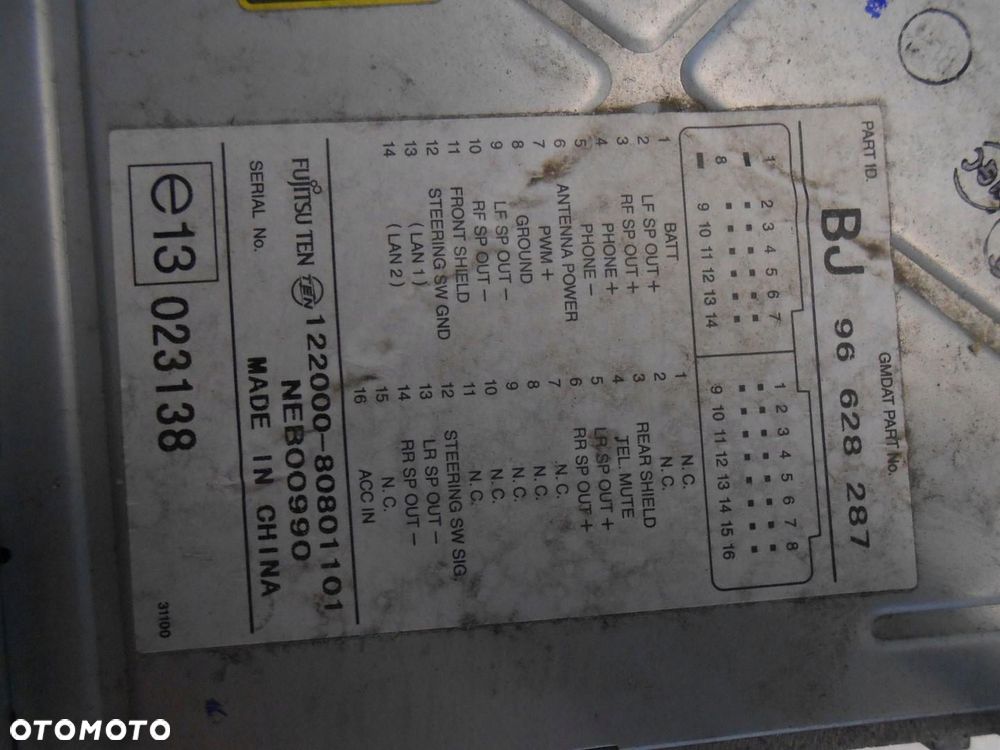 radio cd chevrolet epica 96628287 # - 4