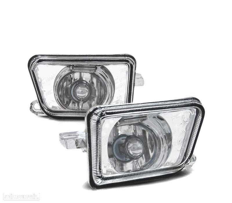 FARÓIS NEVOEIRO PARA VOLKSWAGEN VW GOLF 2 08.83-08.91 CROMADO - 1