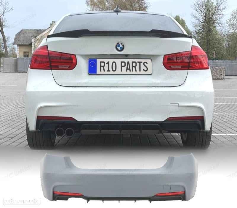 PARA-CHOQUES TRASEIRO BMW F30 LOOK M PERFORMANCE - 1