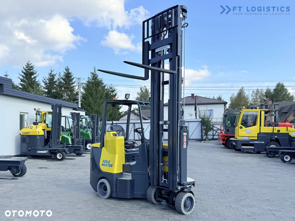 Combilift AISLE MASTER 20SHE / PRZEGUBOWY WÓZEK WIDŁOWY / TRIPLEX 8500MM / ELEKTRYCZNY / WOLNY SKOK / PRZESUW WIDEŁ / NOWE OPONY / JEDYNE 1176H / STAN IDEALNY / Szeroka oferta wózków czterokierunkowych i bocznych, dopasowanych do różnorodnych potrzeb i zastosowań