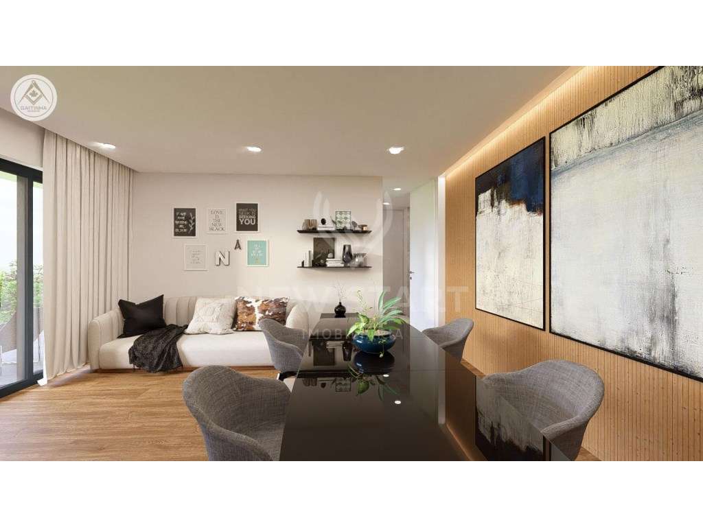 Luxuoso Apartamento T2 com terraço privativo, piscina comum e estac... - Grande imagem: 3/20