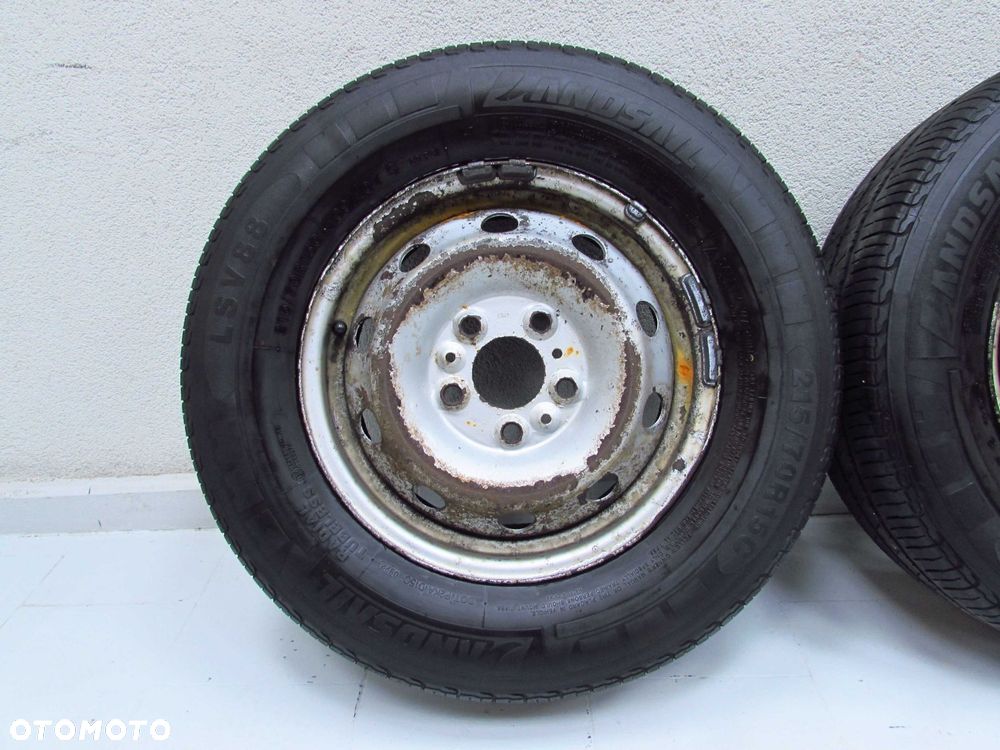 IVECO DUCATO BOXER 5X118 6J15 '' ET68 KOLO FELGA STALOWA 215/70R15C 1395239080 OPONA 4mm - 2