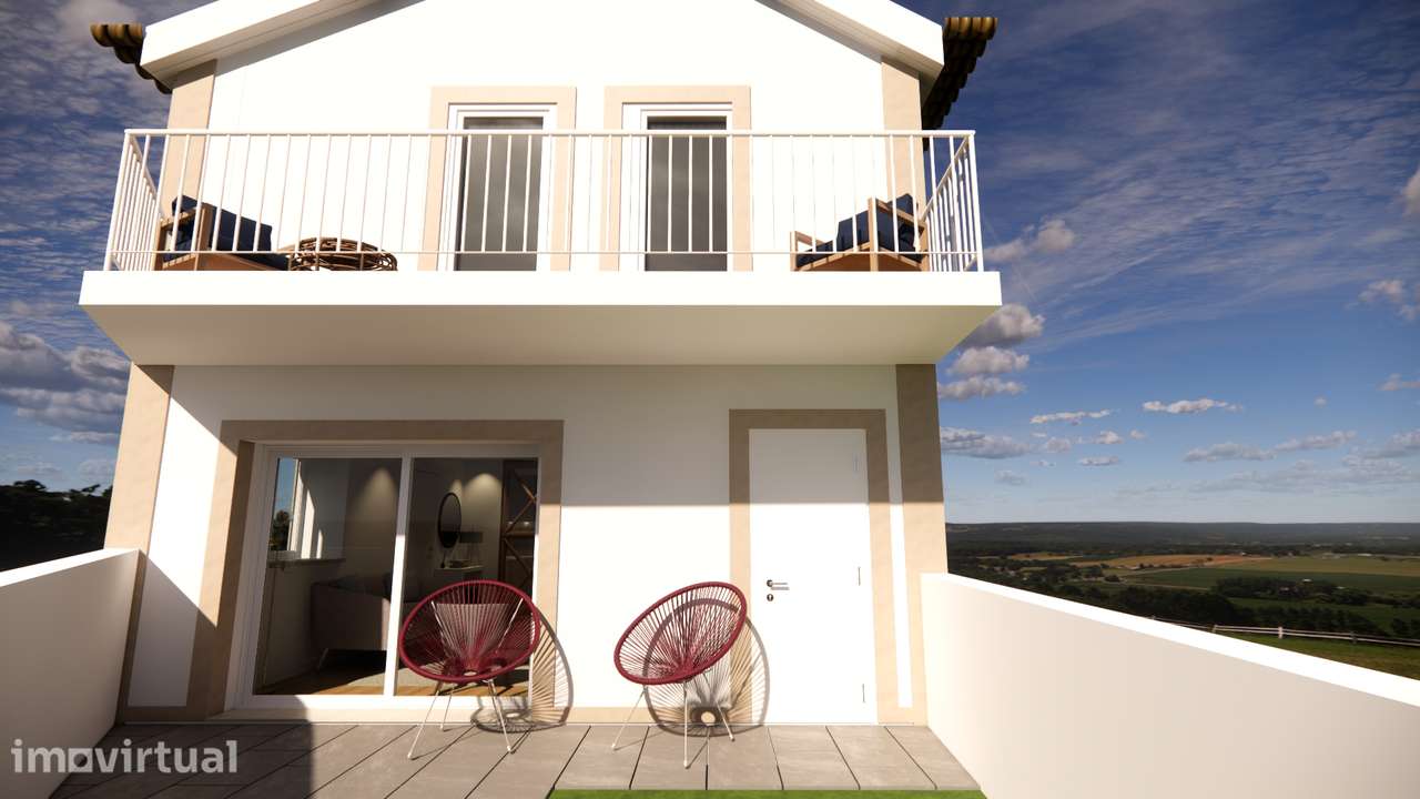 Moradia T2 em Banda com Terraço e A/C - Grande imagem: 3/7