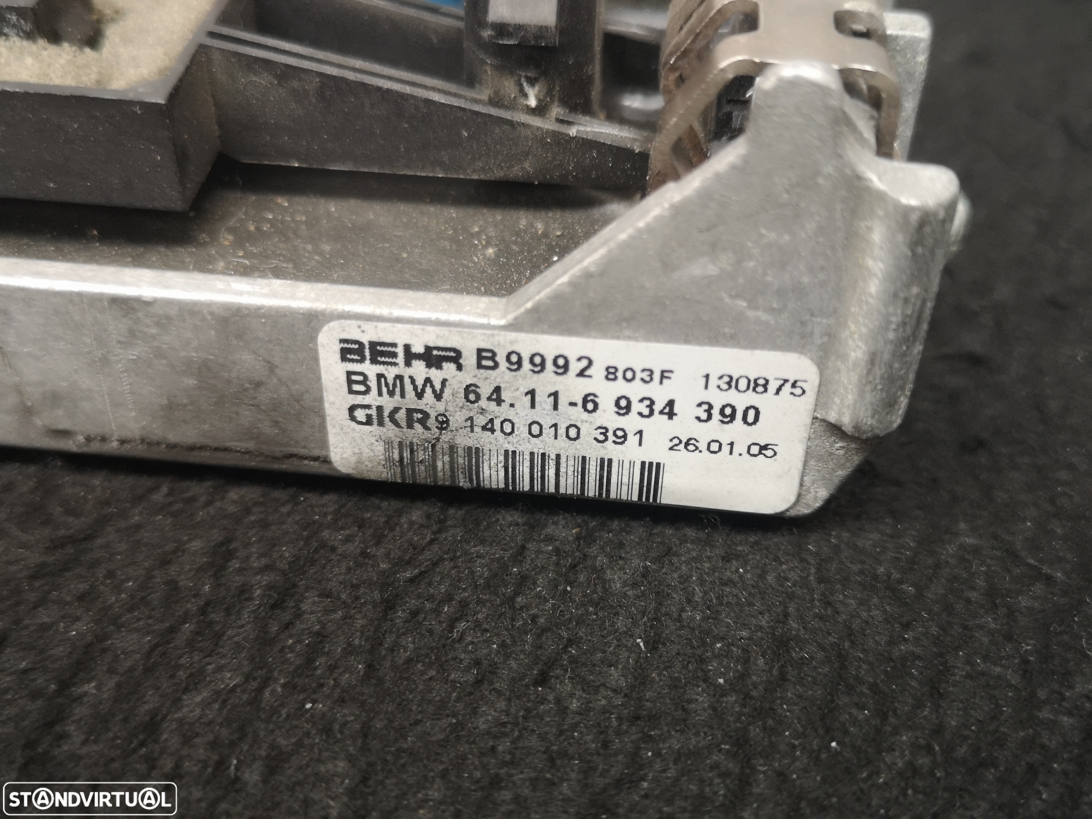 Resistência sofagem modulo sofagem BMW7 E65 E66  2002-2008 (2x no estoque) - 6