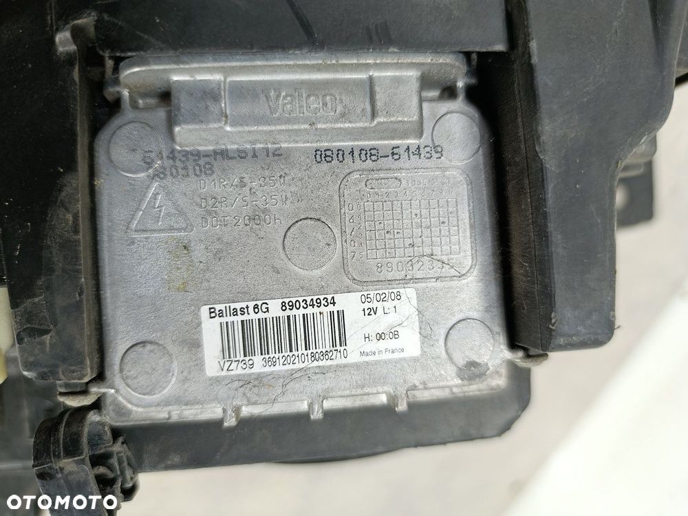 LAMPA PRZÓD PRAWA XENON RENAULT LAGUNA III 260100043R 89902279 89034934 - 14