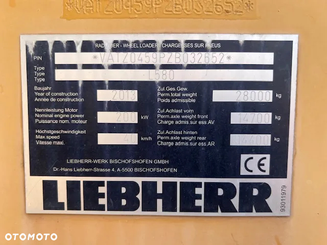Liebherr L580 - 13