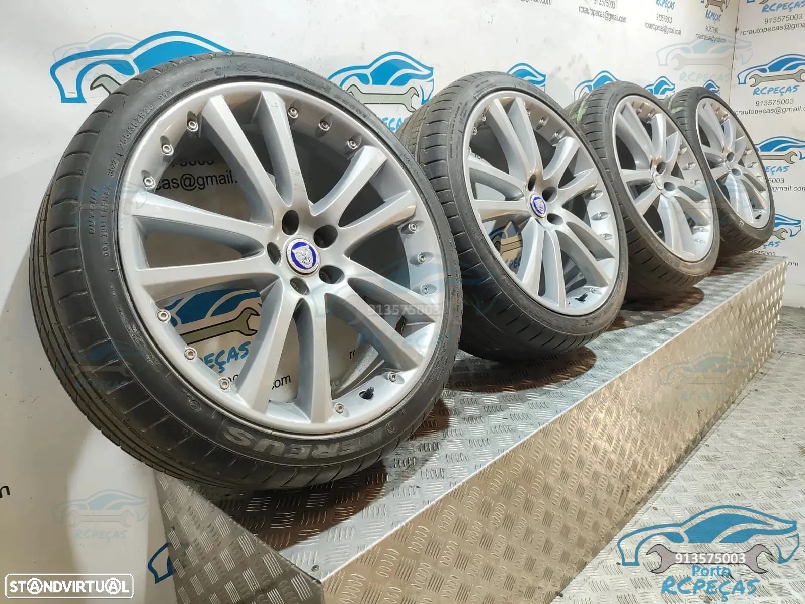 Jantes 20" Jaguar XF - X250 - ORIGINAIS - 8,5J | ET49 | 5x108 - 20 Polegadas | 6W83-1007-EC | 255/35/20 | 255-35-20 - 1