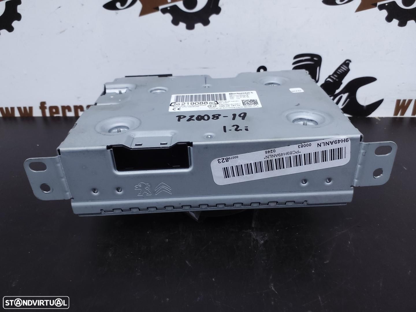 RADIO/UNIDADE DE CONTROL PEUGEOT 2008 (CU_) Ref: 9821908880  | 2013 - 2025 - 1