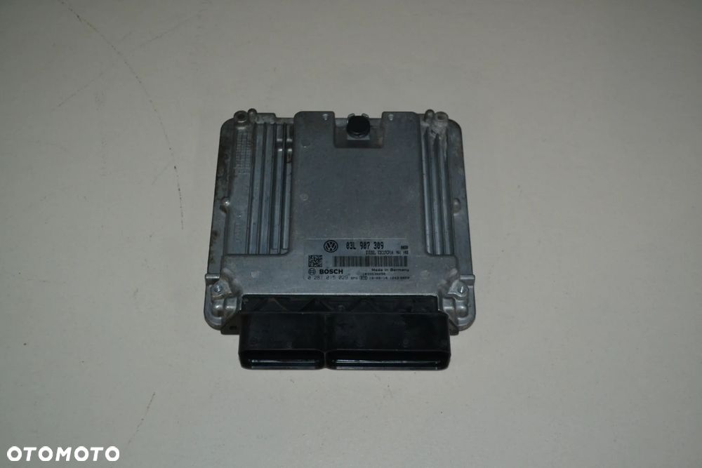 VW AUDI SEAT SKODA 2,0 TDI KOMPUTER STEROWNIK SILNIKA 03L907309 0281015029 - 3