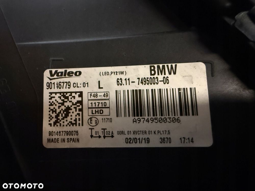 BMW X1 F48 FULL LED LAMPA LEWA PRAWA REFLEKTOR LEWY PRAWY DEMONTAŻ - 13
