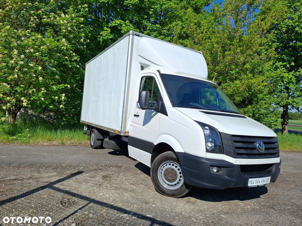 Volkswagen CRAFTER* KONTENER* WINDA 750 kg* UDT * KLIMATYZACJA * F-Vat 23% - 2