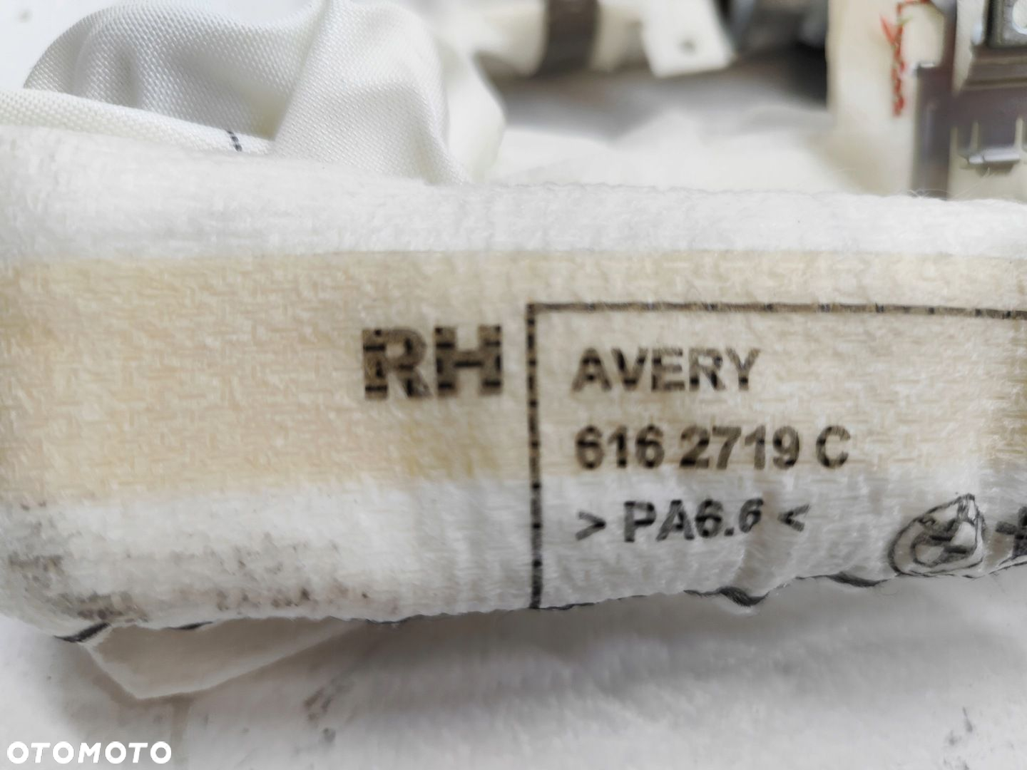 BMW X6 E71 KURTYNA AIRBAG PRAWA 6162719C - 2
