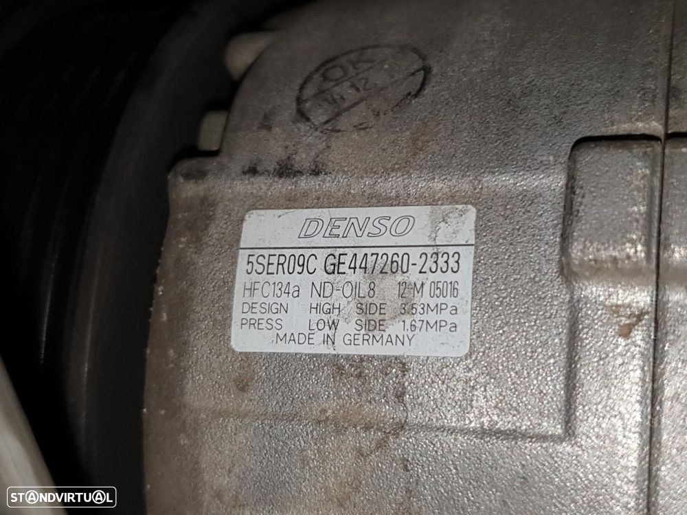 COMPRESSOR DE AR CONDICIONADO TOYOTA AURIS E15 - 1