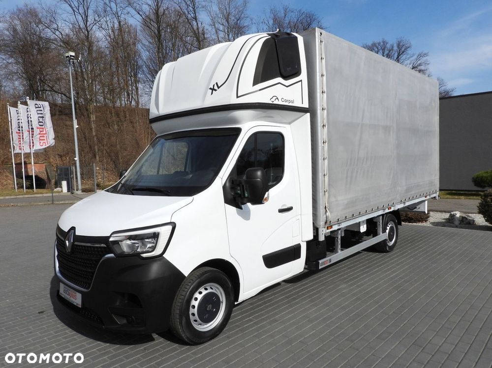Renault MASTER PLANDEKA 10 PALET WEBASTO TEMPOMAT LEDY PNEUMATYKA KLIMATYZACJA  165KM - 7