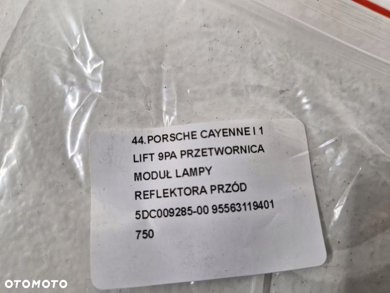 PORSCHE CAYENNE I 1 LIFT 9PA PRZETWORNICA MODUŁ LAMPY REFLEKTORA PRZÓD 5DC009285-00 95563119401 - 6