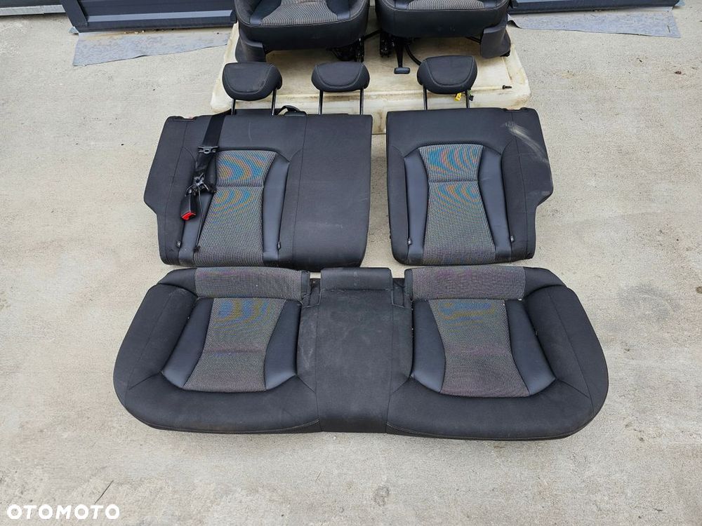 FOTEL FOTELE KOMPLET AUDI A1 8X 5-DRZWI SKÓRA+MATERIAŁ - 2