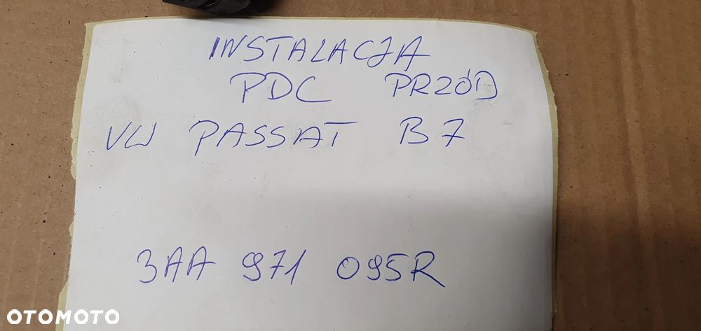 Wiązka instalacja czujników PDC zderzaka przód VW Passat B7 3AA971095R - 10