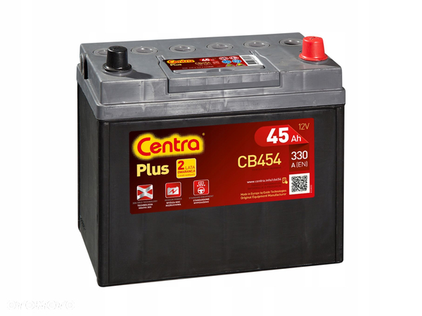 Akumulator Centra CB454 45Ah 330A P+ MOŻLIWY DOWÓZ MONTAŻ