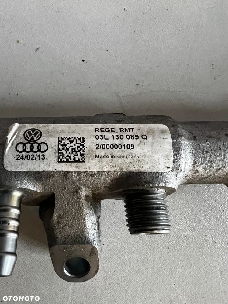 LISTWA WTRYSKOWA AUDI VW SKODA 2.0 TDI CJC 03L130089Q 03L906054 ORGINAŁ - 2