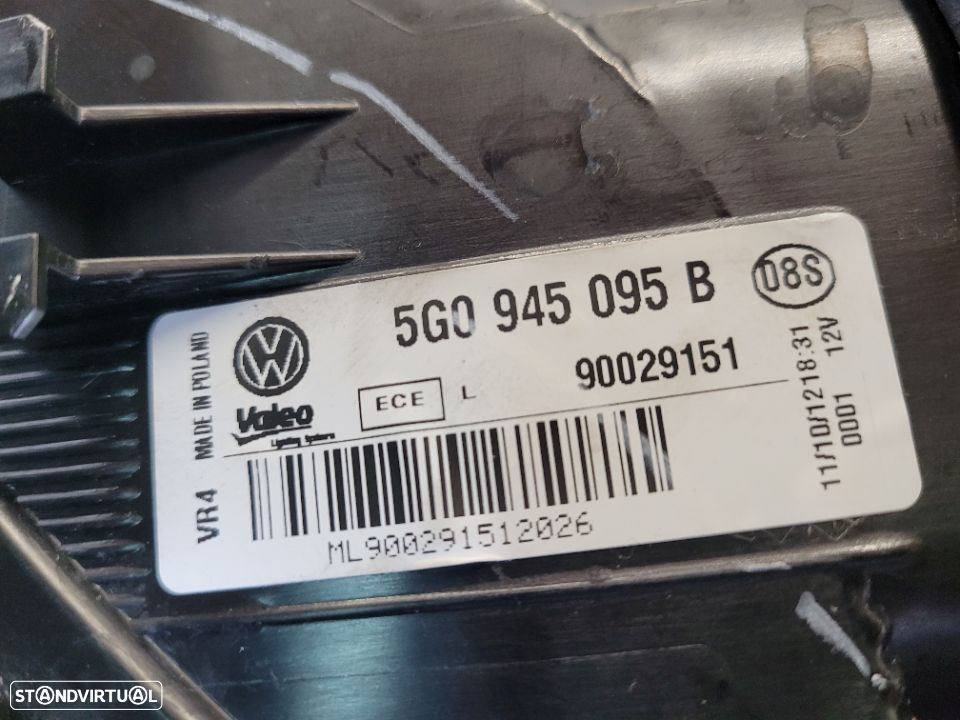 Farolim esquerdo Volkswagen Golf VII 7 5G0945095B - 4