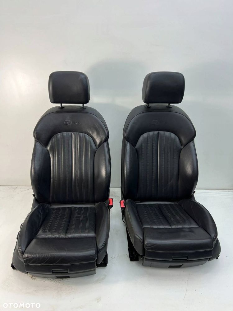 Komptel foteli z boczkami S-line, grzane skóra schowki Audi A7 S7 4G - 1