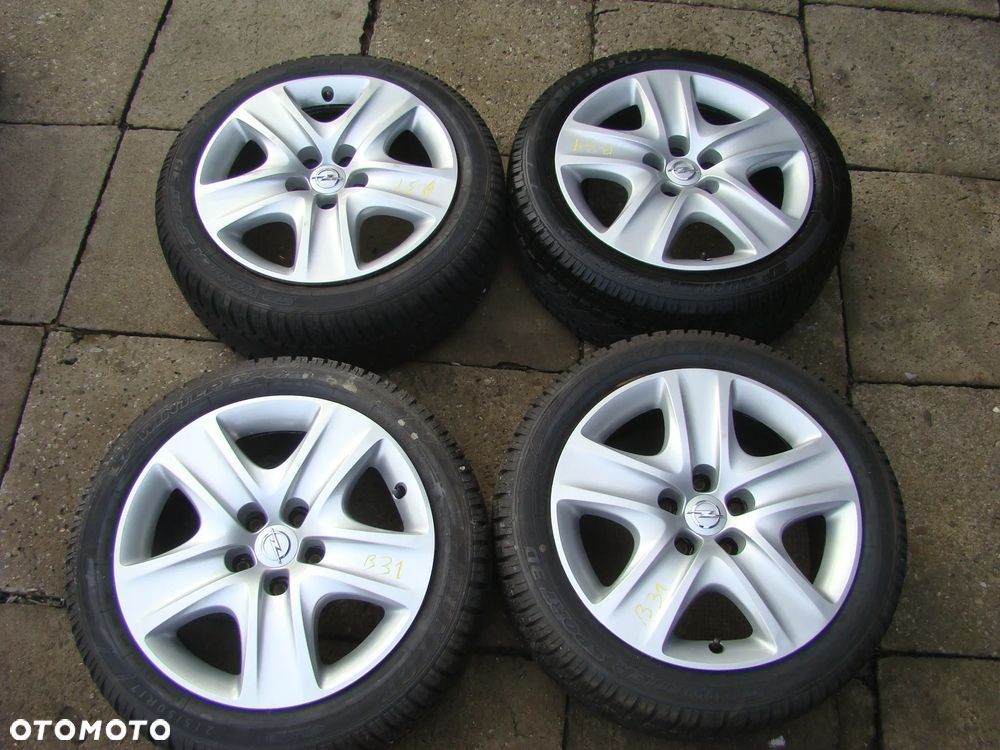 B31 5x115 Opel Astra J Chevrolet Cruze 7jx17 zima 215/50 R17 - 1