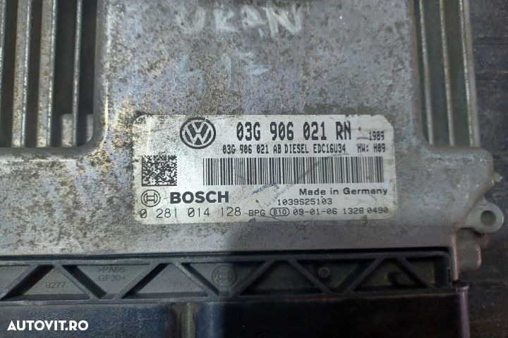 Calculator motor ECU 03G906021RN 0281014128 - 1.9 BLS 03G906021RN 028 - 3