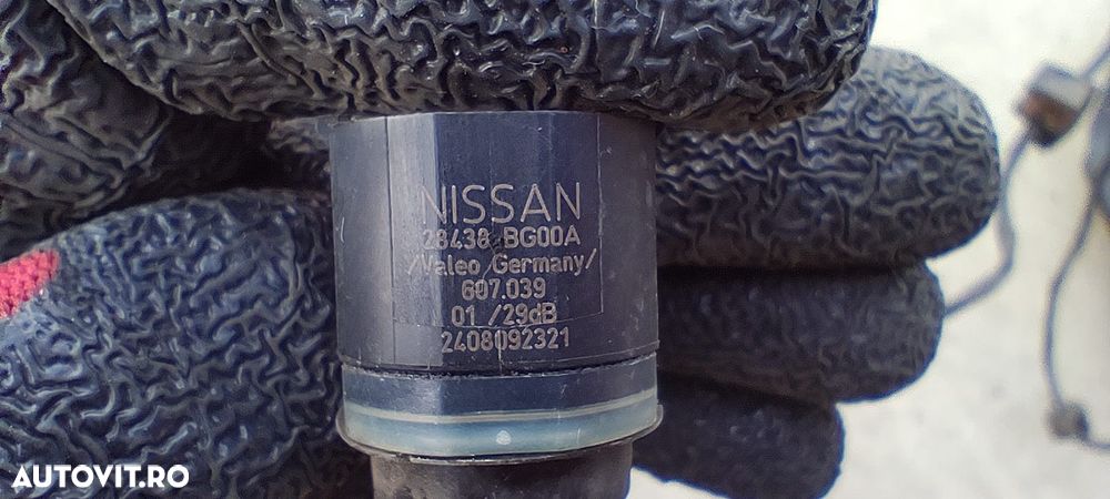 INSTALATIE + SENZORI PARCARE BARA SPATE NISSAN QASHQAI (J10 / NJ10) / QASHQAI +2 / COD OEM 24017JD00A / 55NAV0200 / 28438-BG00A 2007 – 2013 - 3